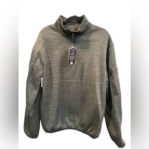 Men’s Jackson Hole Outwear Space Dye Green Quarter Zip Jacket  NWOT Medium‎